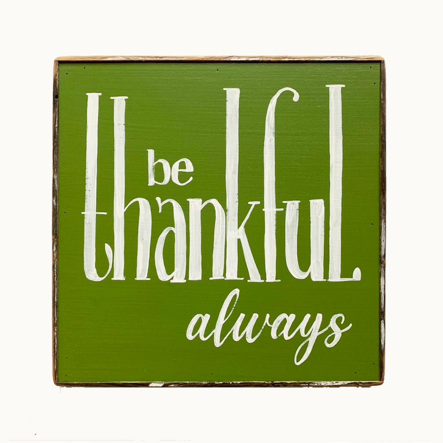 Be Thankful Always - true RED betty