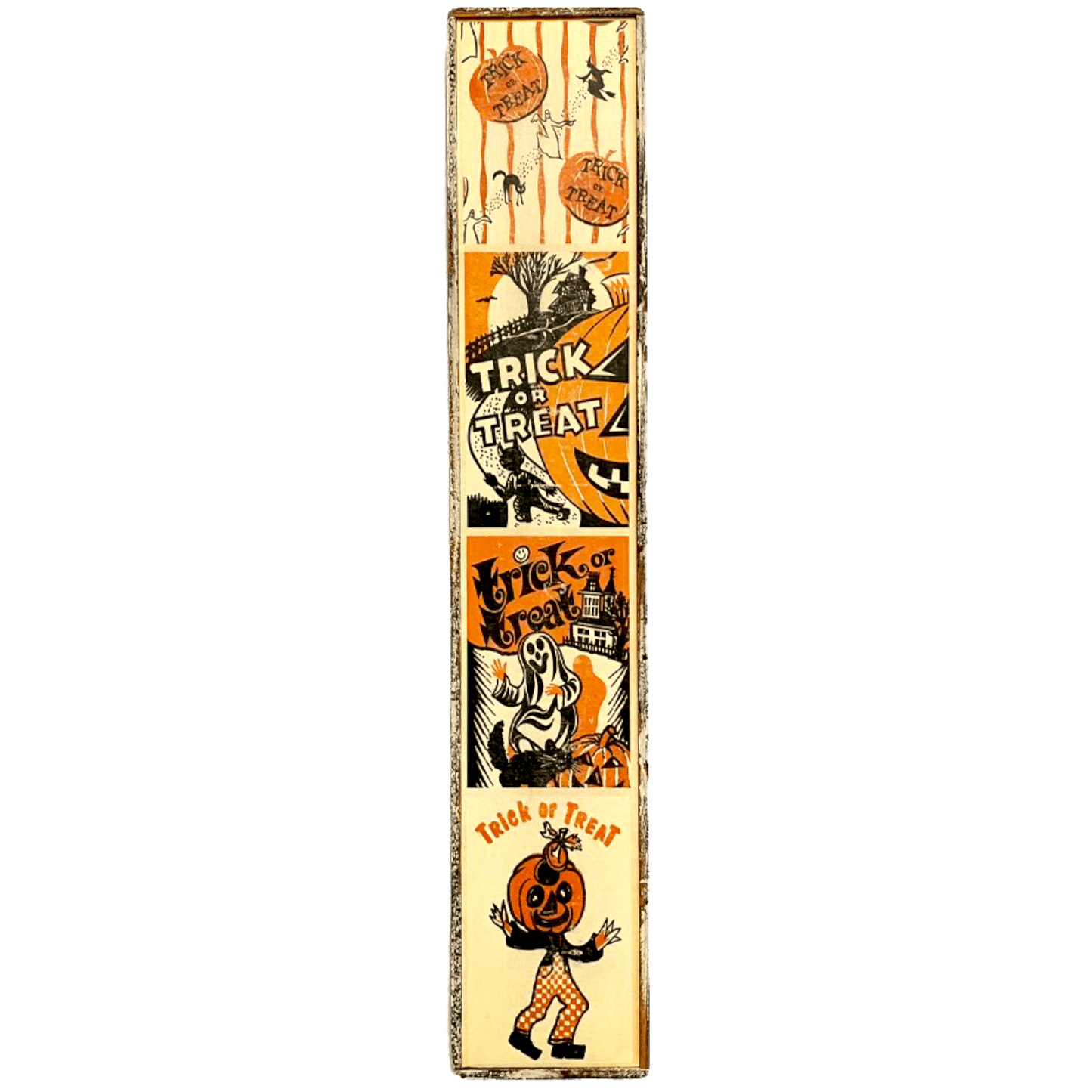 Halloween Trick or Treat Bag Framed Poster- Small - true RED betty