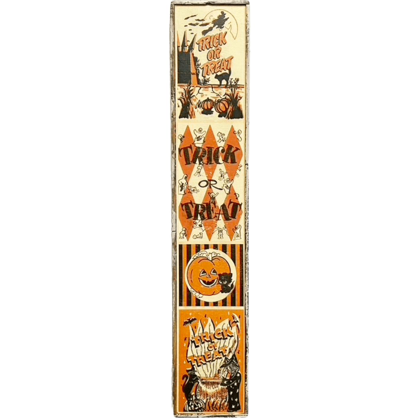 Halloween Trick or Treat Bag Framed Poster- Small - true RED betty