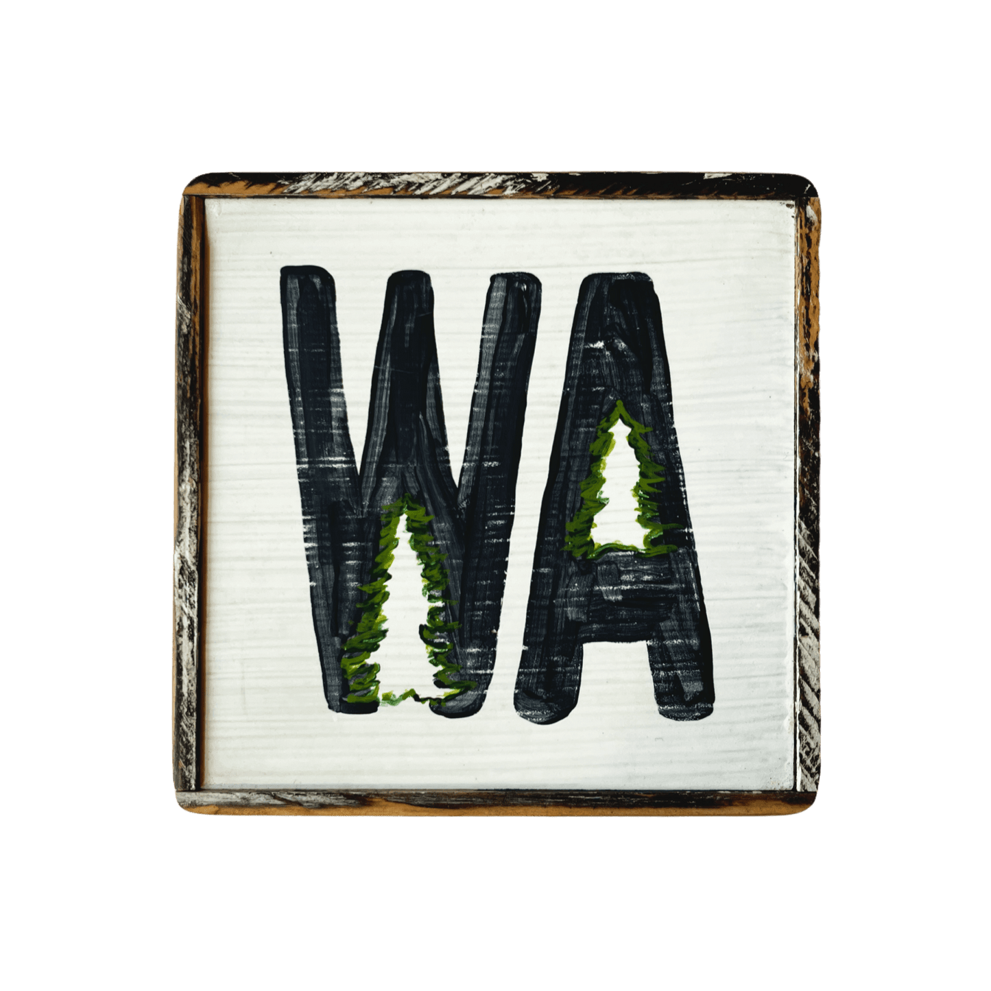WA Evergreen painting - true RED betty