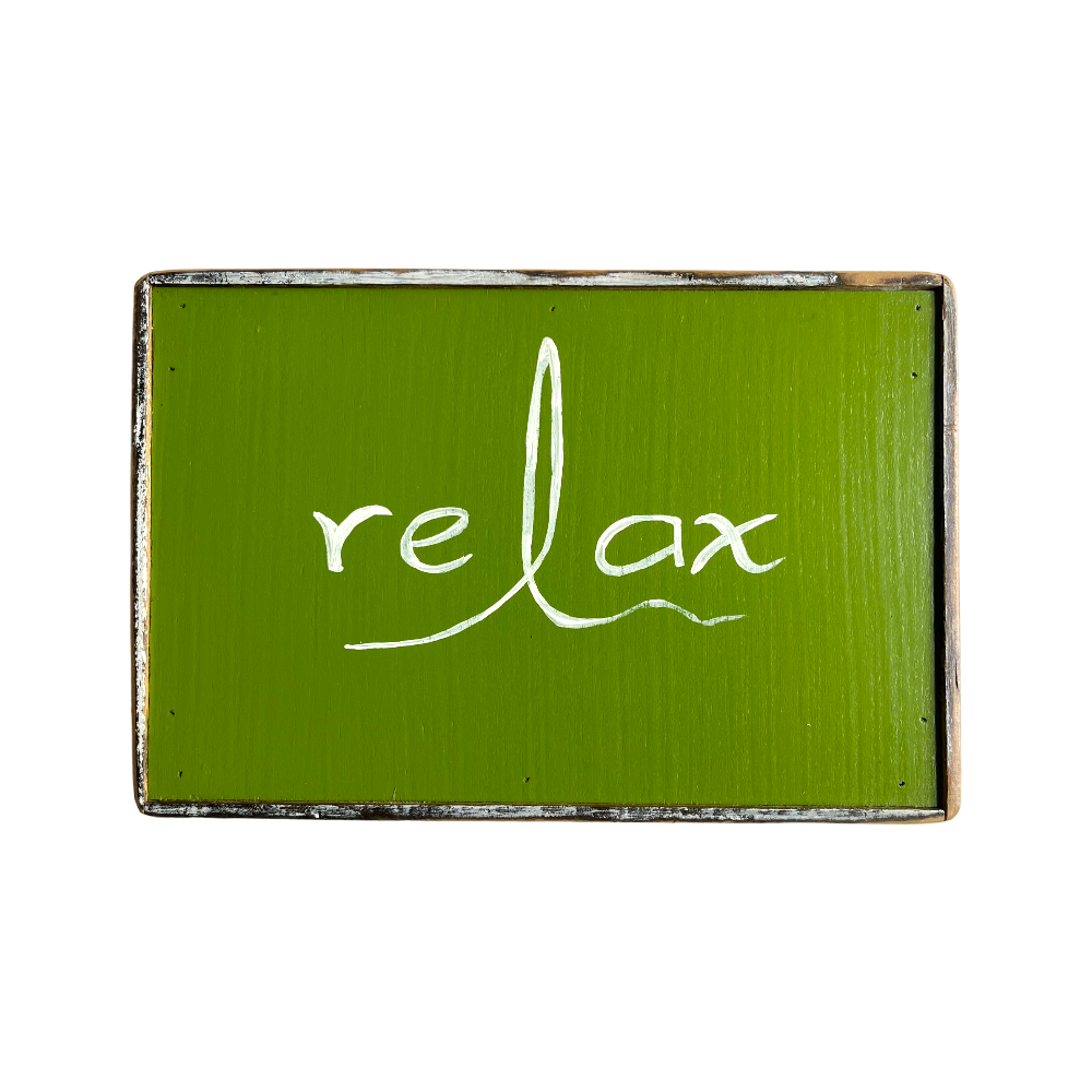 Relax green painting