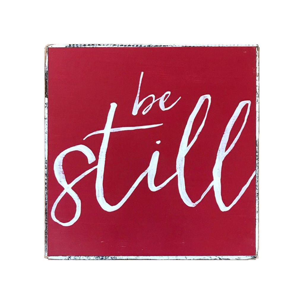 Be still red painting