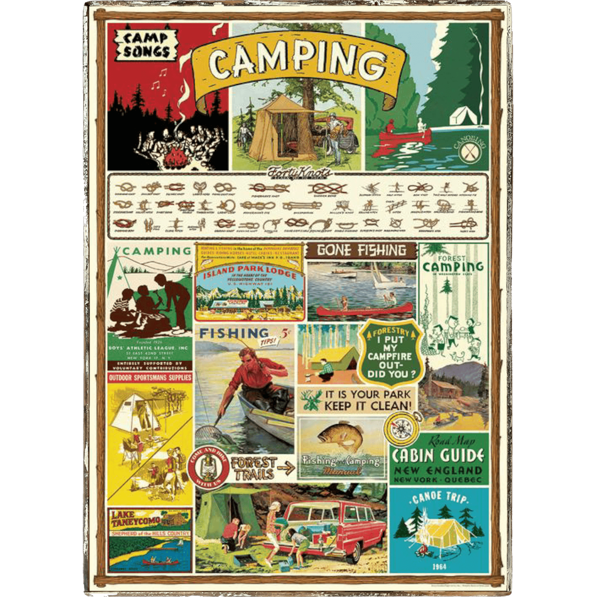 Camping Framed Poster - true RED betty