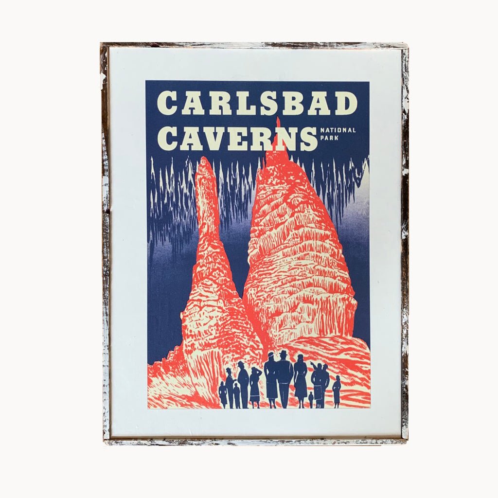 Carlsbad Caverns National Park Framed Print - true RED betty