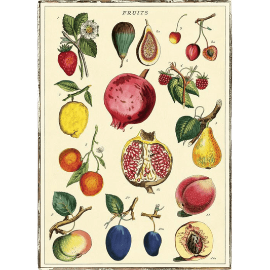 Fruit Framed Poster - true RED betty