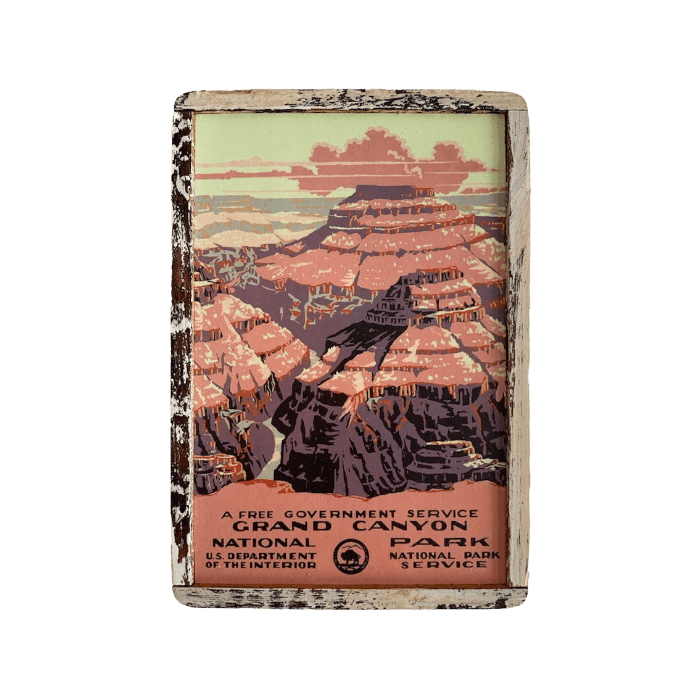 Grand Canyon National Park Framed Card - true RED betty