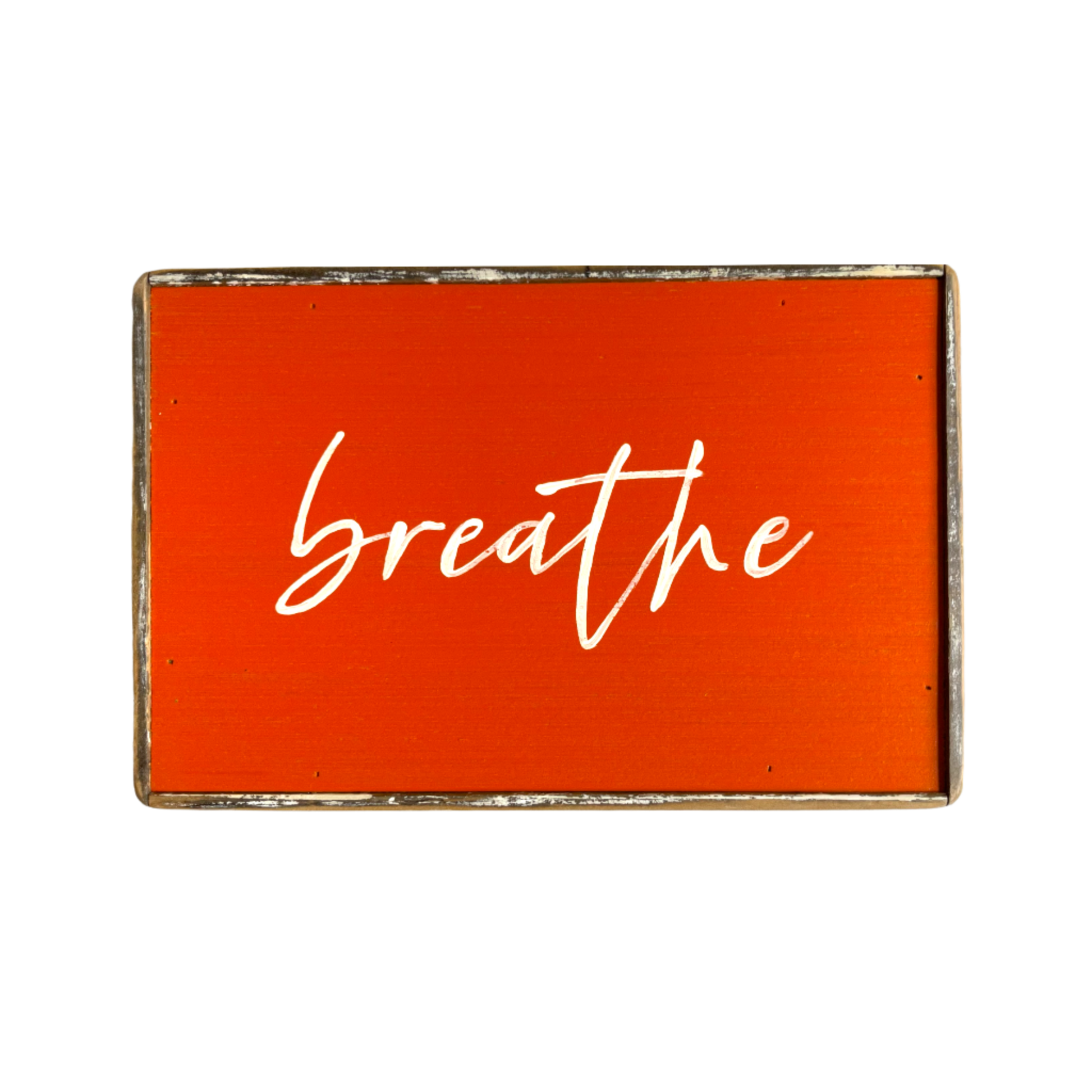 breathe orange painting