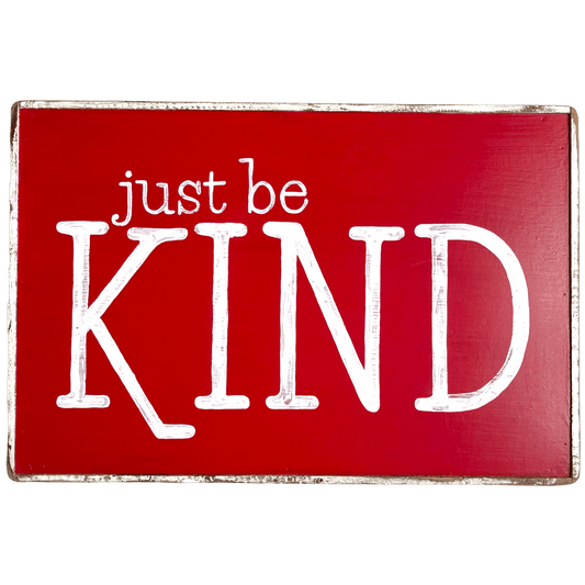 just be KIND (large) - true RED betty