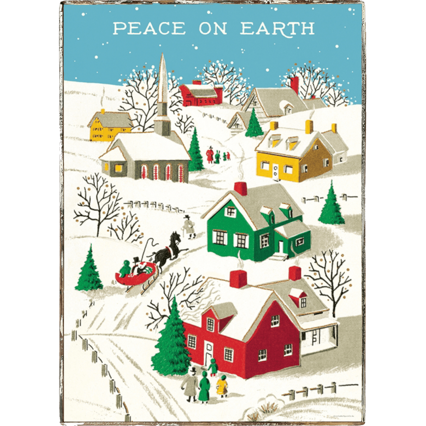 Peace on Earth Framed Poster - true RED betty