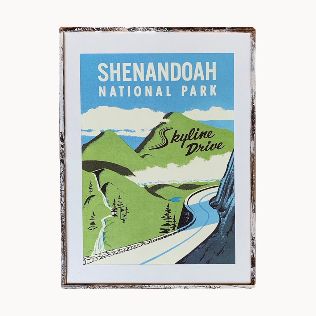 Shenandoah National Park Framed Print - true RED betty