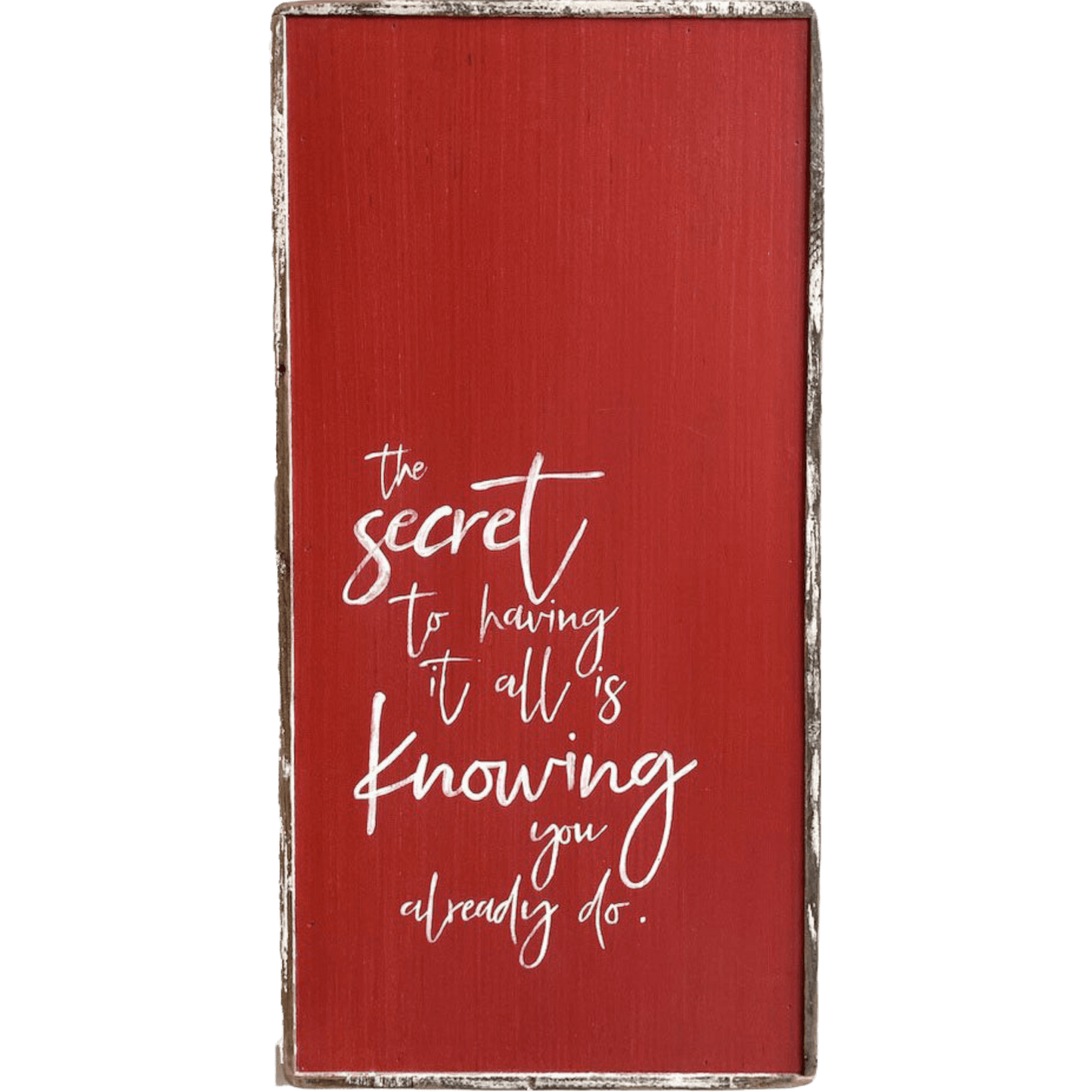 The Secret to Having It All - true RED betty