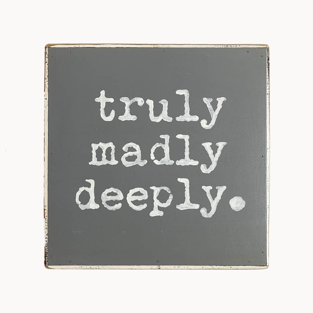 truly madly deeply. - true RED betty