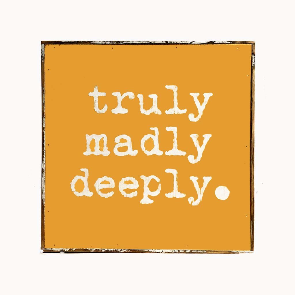 truly madly deeply. - true RED betty