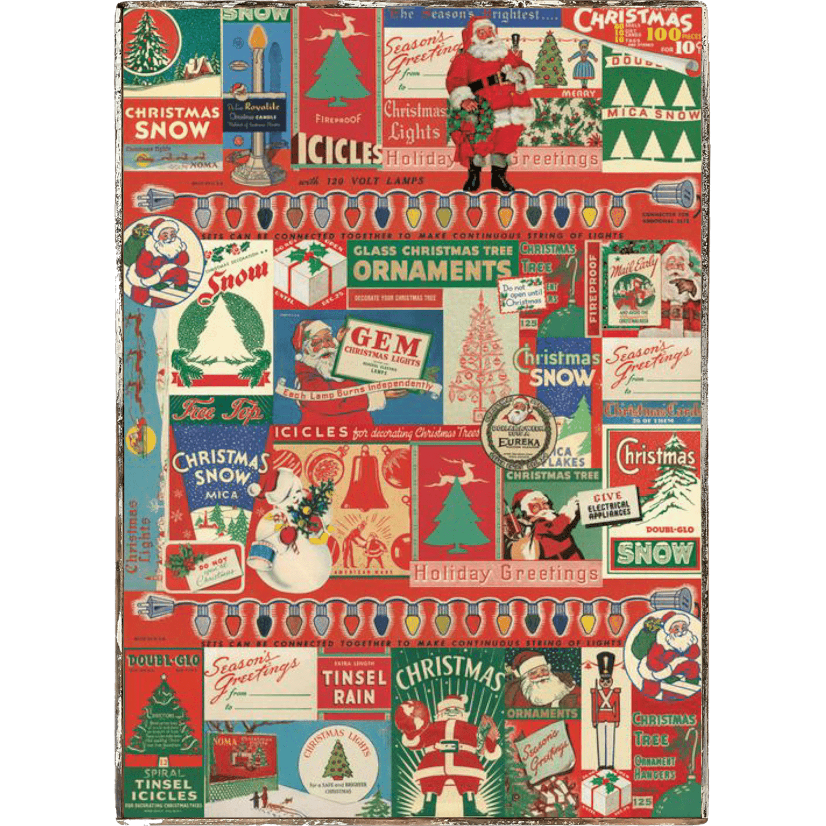 Vintage Christmas Decor Framed Poster true RED betty