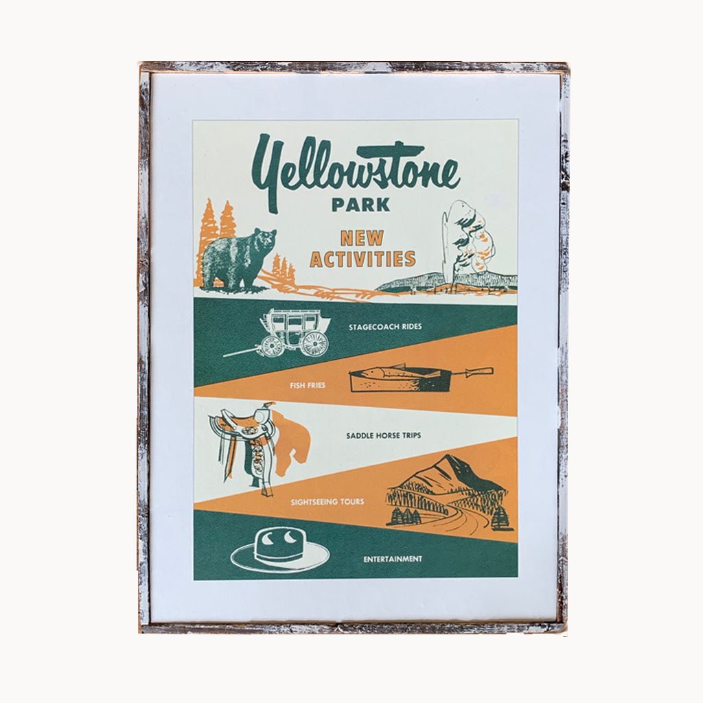 Yellowstone National Park Framed Print - true RED betty