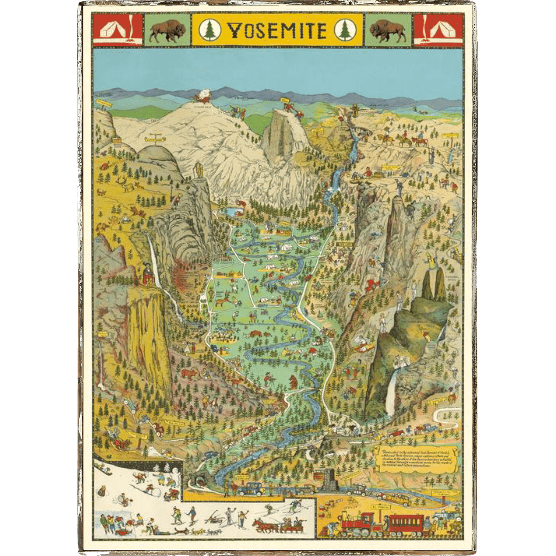 Yosemite Framed Poster - true RED betty