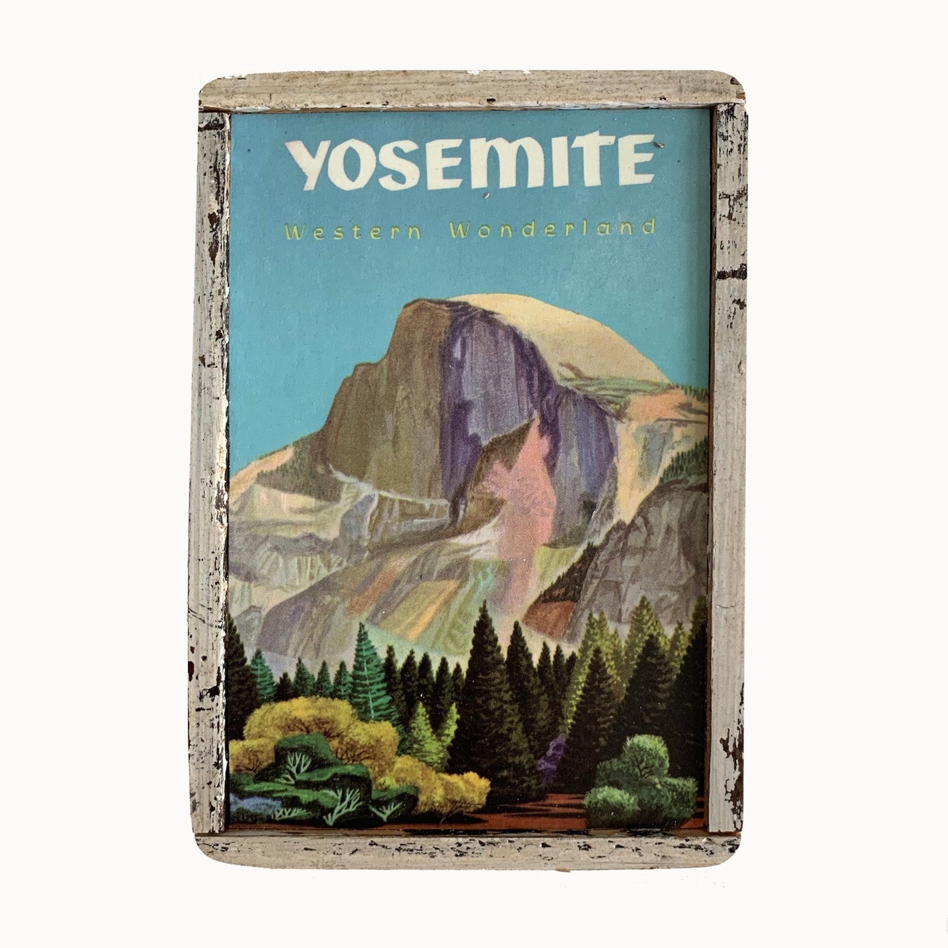 Yosemite National Park Framed Card - true RED betty